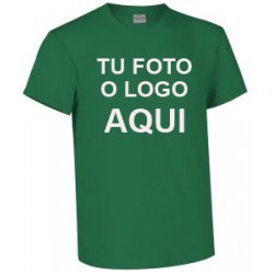 Camiseta algodón verde Kelly