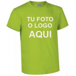 Camiseta algodón verde manzana