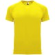 Camiseta técnica personalizada amarilla