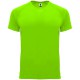 Camiseta técnica personalizada verde fluor