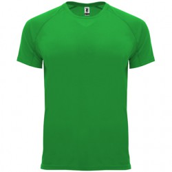 Camiseta técnica personalizada verde helecho