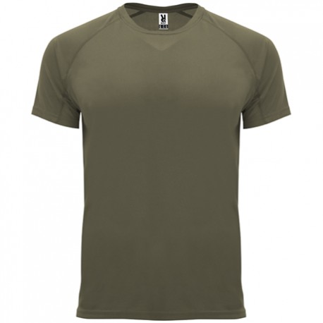 Camiseta técnica personalizada verde militar