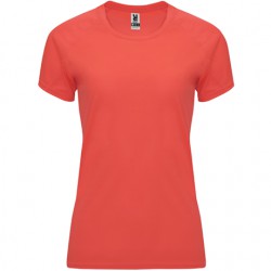 Camiseta técnica mujer coral fluor