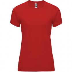 Camiseta técnica mujer rojo