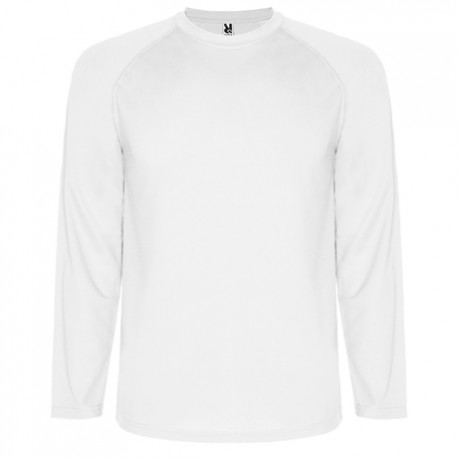 Camiseta Técnica personalizada  blanca manga larga