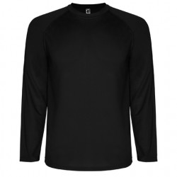 Camiseta Técnica personalizada  negro manga larga